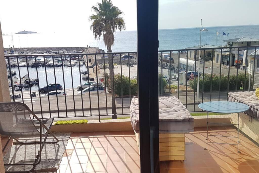 T2 Magnifique Vue Mer Panoramique Six-Fours-les-Plages Eksteriør bilde